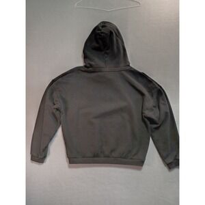 Parade Mens Black Embroidered Logo Fleece Hoodie Sweatshirt Size Small